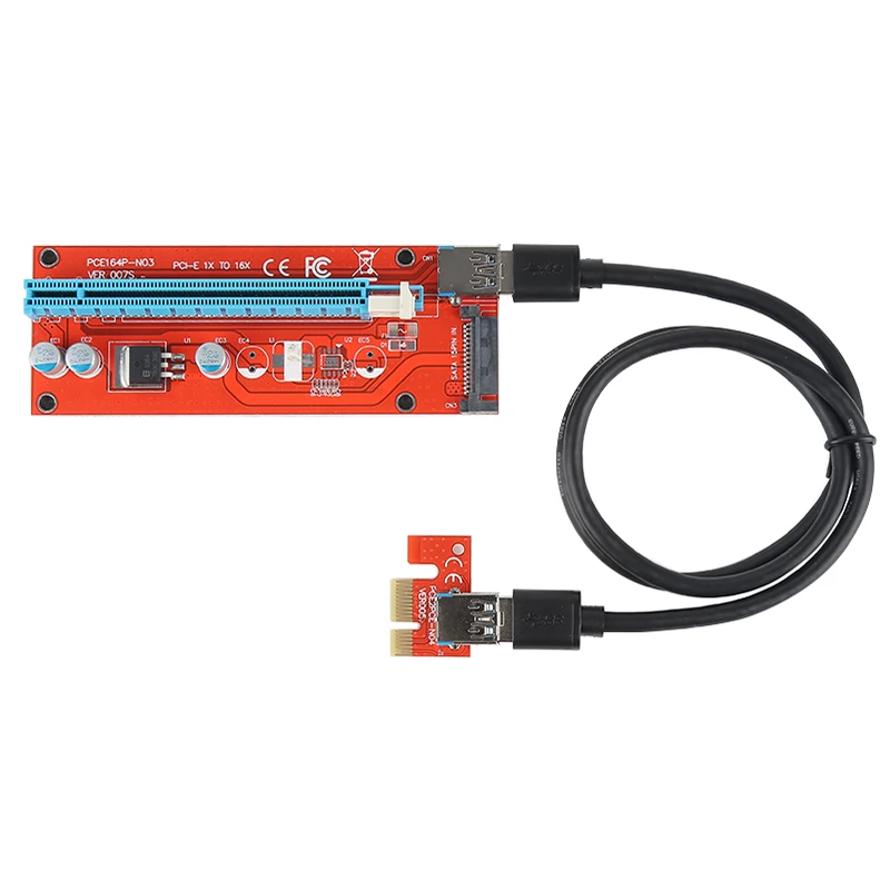 Красная плата расширения PCIe PCI-E PCI Express, 1x до 16x USB 3,0, кабель передачи данных SATA к 4pin IDE Molex, блок питания 60 см для BTC, LTC, ETH
Красная плата расширения PCIe PCI-E PCI Express, 1x до 16x USB 3,0, кабель передачи данных SATA к 4pin IDE Molex, блок питания 60 см для BTC, LTC, ETH