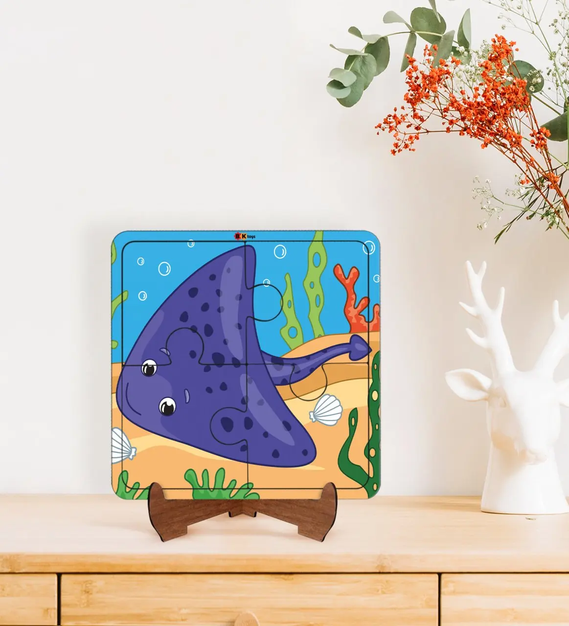 BK Toys Children For 2 si Educational-Tutorial Wooden 4 in 1 Piece Jigsaw Puzzle Frame Model 34
BK Toys Children For 2 si Educational-Tutorial Wooden 4 in 1 Piece Jigsaw Puzzle Frame Model 34