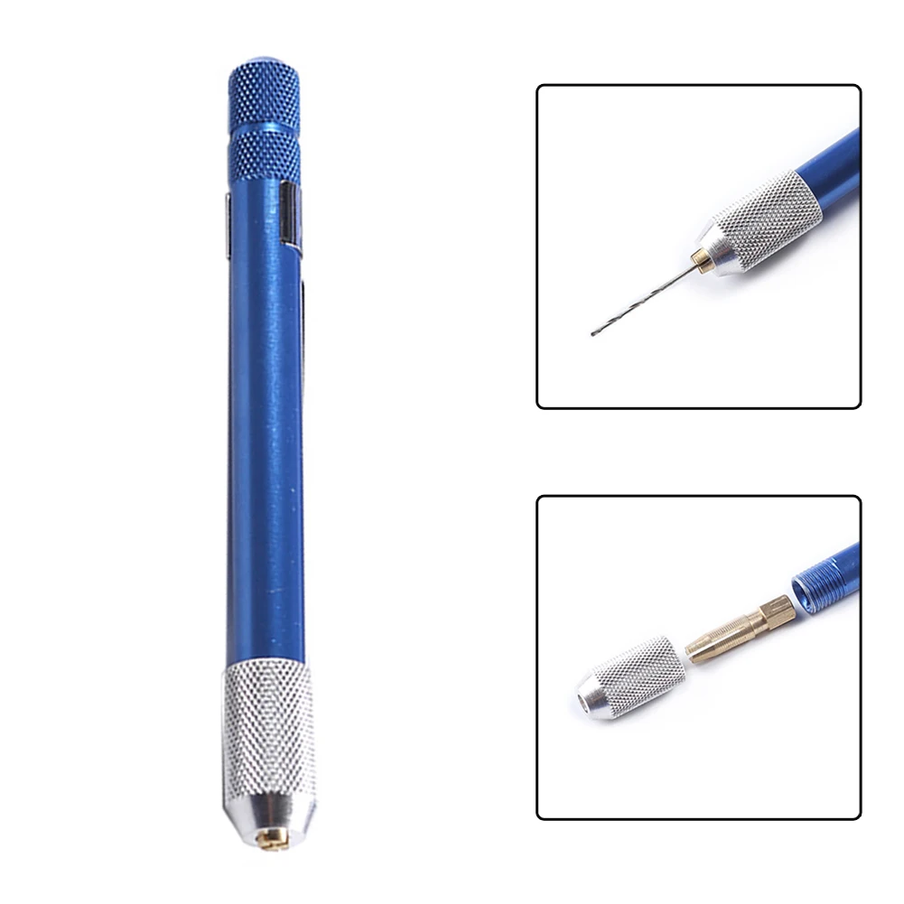 

1pc 0.3-1.0mm Hand Drill 115*10mm For Drilling Wood Plastic Rubber Models Diamond Linden Horn Amber Olive Walnut Hand Tool