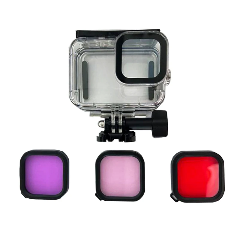 Action Camera GoPro Waterproof Case Filter For GoPro Hero 11 10 9 Diving Filter Red Purple Light Purple Three-color Filter
Action Camera GoPro Waterproof Case Filter For GoPro Hero 11 10 9 Diving Filter Red Purple Light Purple Three-color Filter