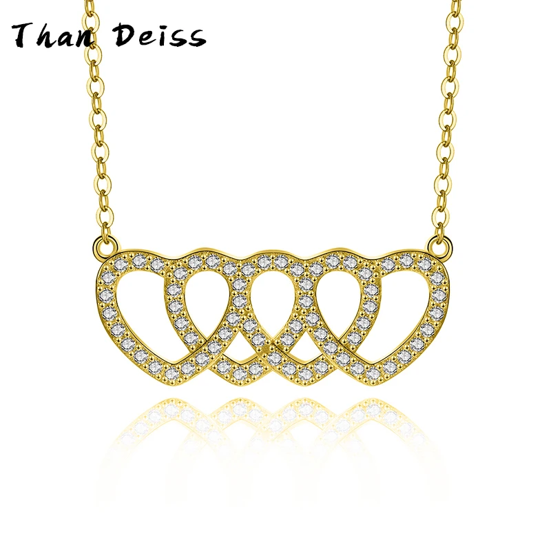 S925 Sterling Silver Heart To Heart Four Hearts Necklace Simple Female Collarbone Micro-set Heart To Heart Pendant
S925 Sterling Silver Heart To Heart Four Hearts Necklace Simple Female Collarbone Micro-set Heart To Heart Pendant