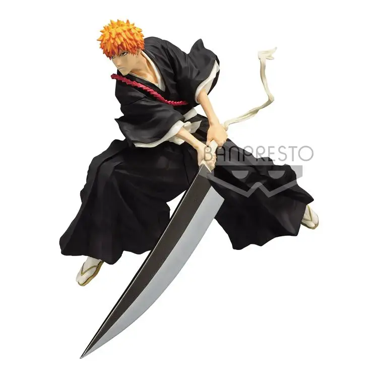 

Genuine BLEACH Kurosaki Ichigo Action Figure 13cm PVC Doll Collectible Gift Toys for Children Adults Soul Reaper Ichigo Model