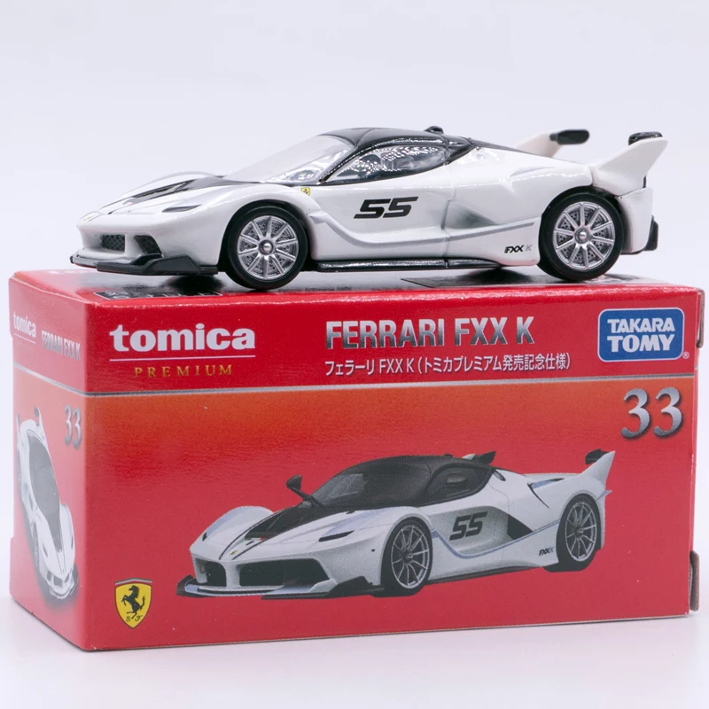 Takara Tomy Tomica Premium No. 33 Ferrari FXX K White 1/64 Anniversary Special Edition Diecast Car Model Mini Alloy Vehicle Toy
Takara Tomy Tomica Premium No. 33 Ferrari FXX K White 1/64 Anniversary Special Edition Diecast Car Model Mini Alloy Vehicle Toy