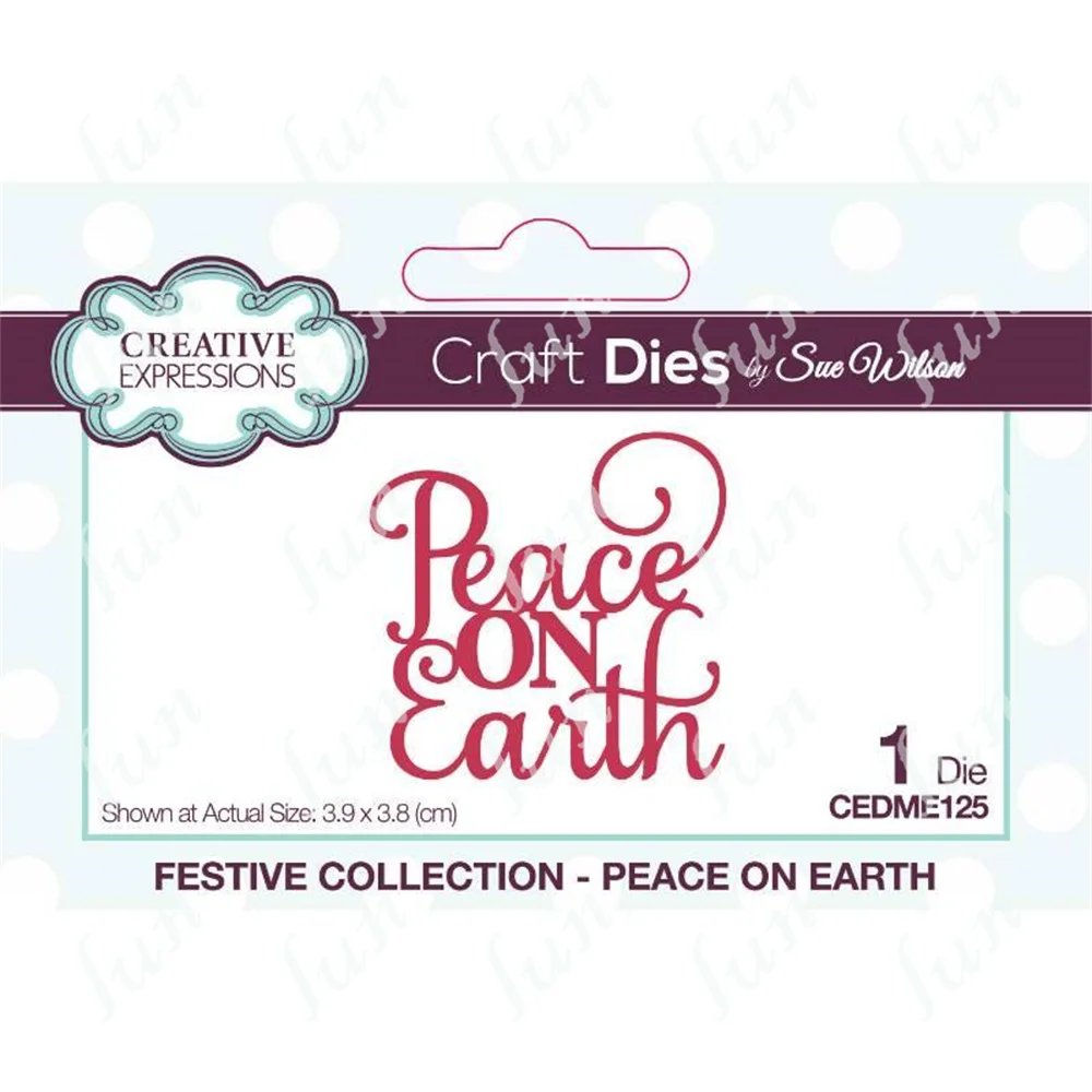 Metal Cut Die Peace on Earth Words Metal Cutting Dies Handmade Diy Embossing Making Scrapbooking Photo Album Craft Decoration
Metal Cut Die Peace on Earth Words Metal Cutting Dies Handmade Diy Embossing Making Scrapbooking Photo Album Craft Decoration