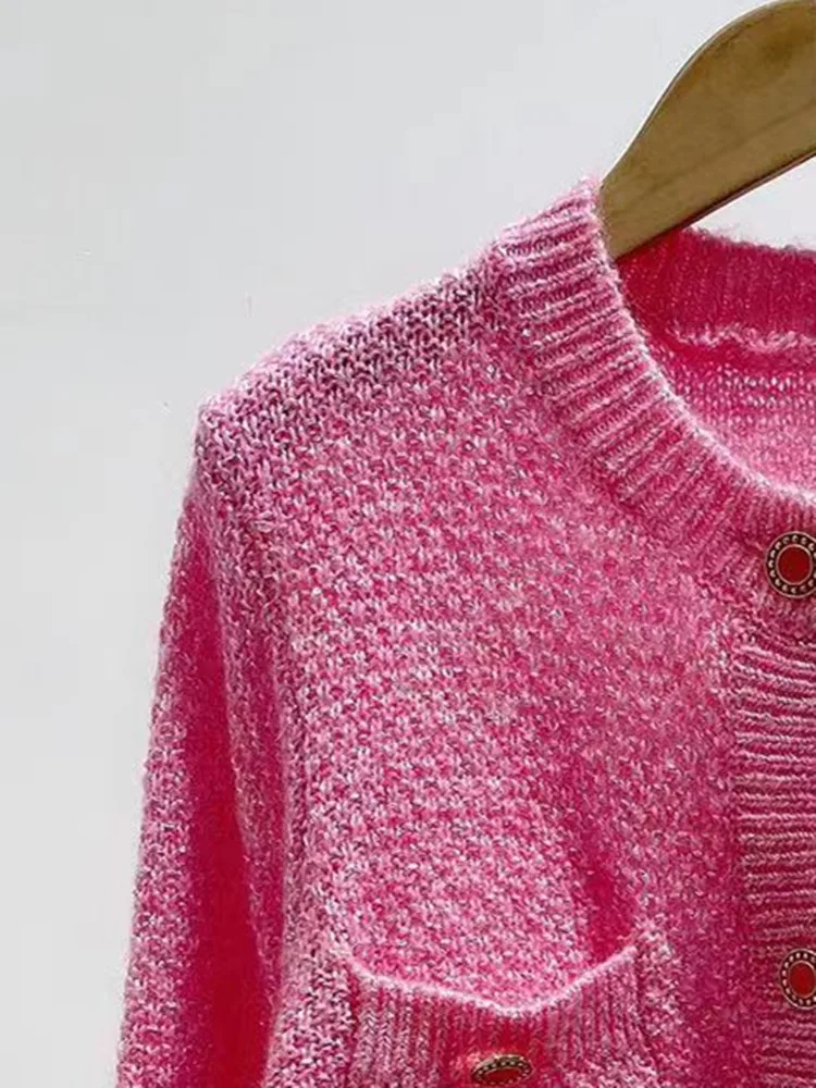 Женский вязаный кардиган, однобортный трикотажный свитер с металлическими пуговицами и круглым вырезом, с блестками и карманами, новинка в...
Женский вязаный кардиган, однобортный трикотажный свитер с металлическими пуговицами и круглым вырезом, с блестками и карманами, новинка в...