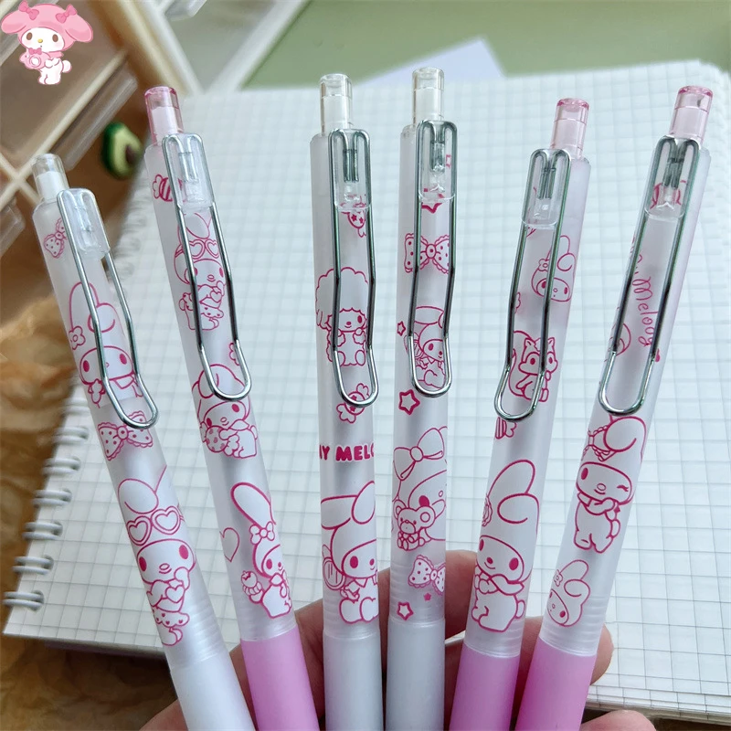 1Pcs Sanrios Cartoon Student Press Gel Pen My Melody Anime Print Neutral Signature Pen Writing Drawing Stationery Supply Black
1Pcs Sanrios Cartoon Student Press Gel Pen My Melody Anime Print Neutral Signature Pen Writing Drawing Stationery Supply Black