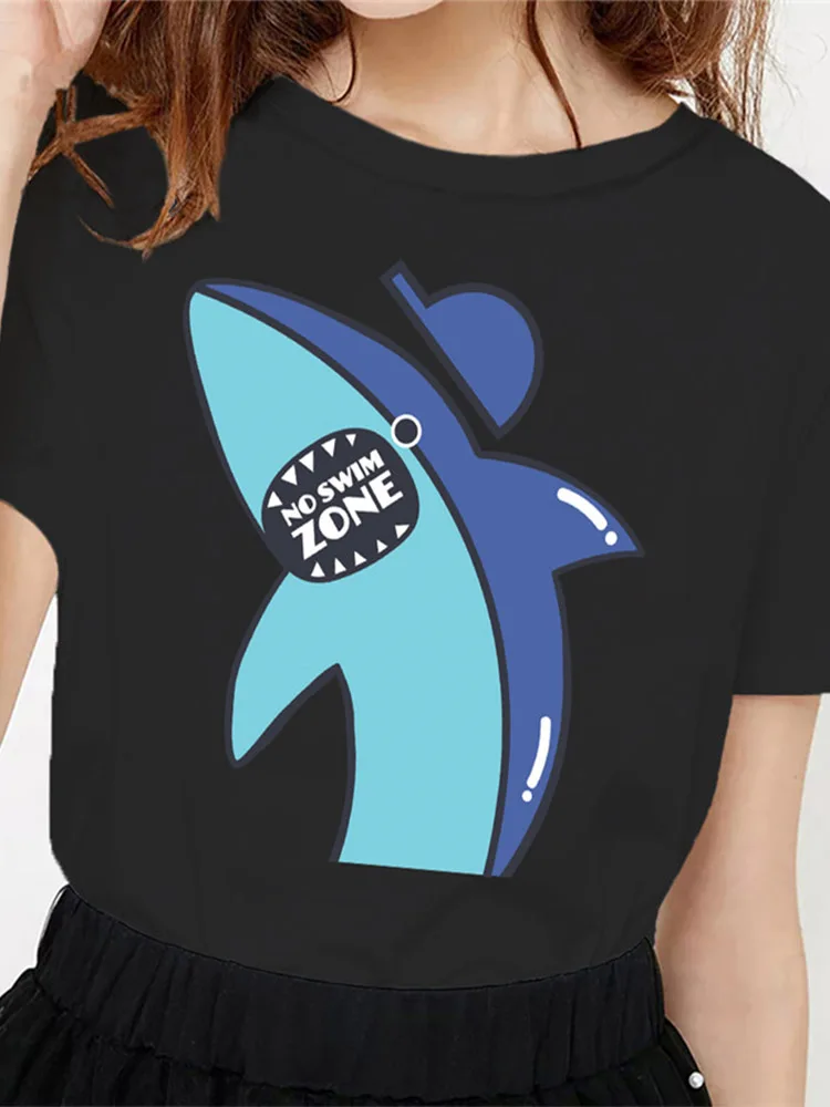 Shark T-shirts For Woman O-neck Tops Ladies Casual Basic Short Sleeves Shirt Summer Ocean Cartoon Printed Fashion Clothing
Shark T-shirts For Woman O-neck Tops Ladies Casual Basic Short Sleeves Shirt Summer Ocean Cartoon Printed Fashion Clothing