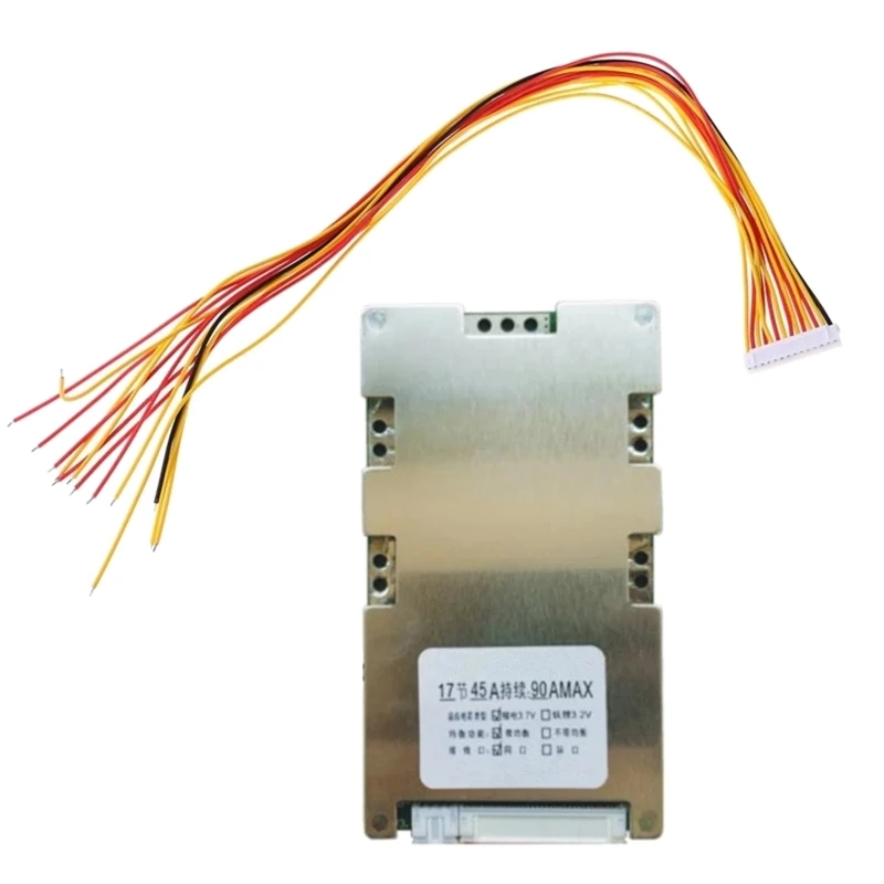 17S 60V 45A Lithium- Battery Protection Board BMS- PCB Li-ion Battery Charging Protection Board for Electric Scooter
17S 60V 45A Lithium- Battery Protection Board BMS- PCB Li-ion Battery Charging Protection Board for Electric Scooter