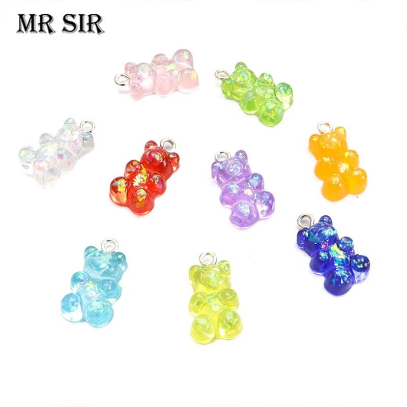 Creative Cute Candy Colorful Animal Gummy Bear Charms Making Earrings Pendant Necklaces DIY Handmade Jewelry Finding Accessories
Creative Cute Candy Colorful Animal Gummy Bear Charms Making Earrings Pendant Necklaces DIY Handmade Jewelry Finding Accessories