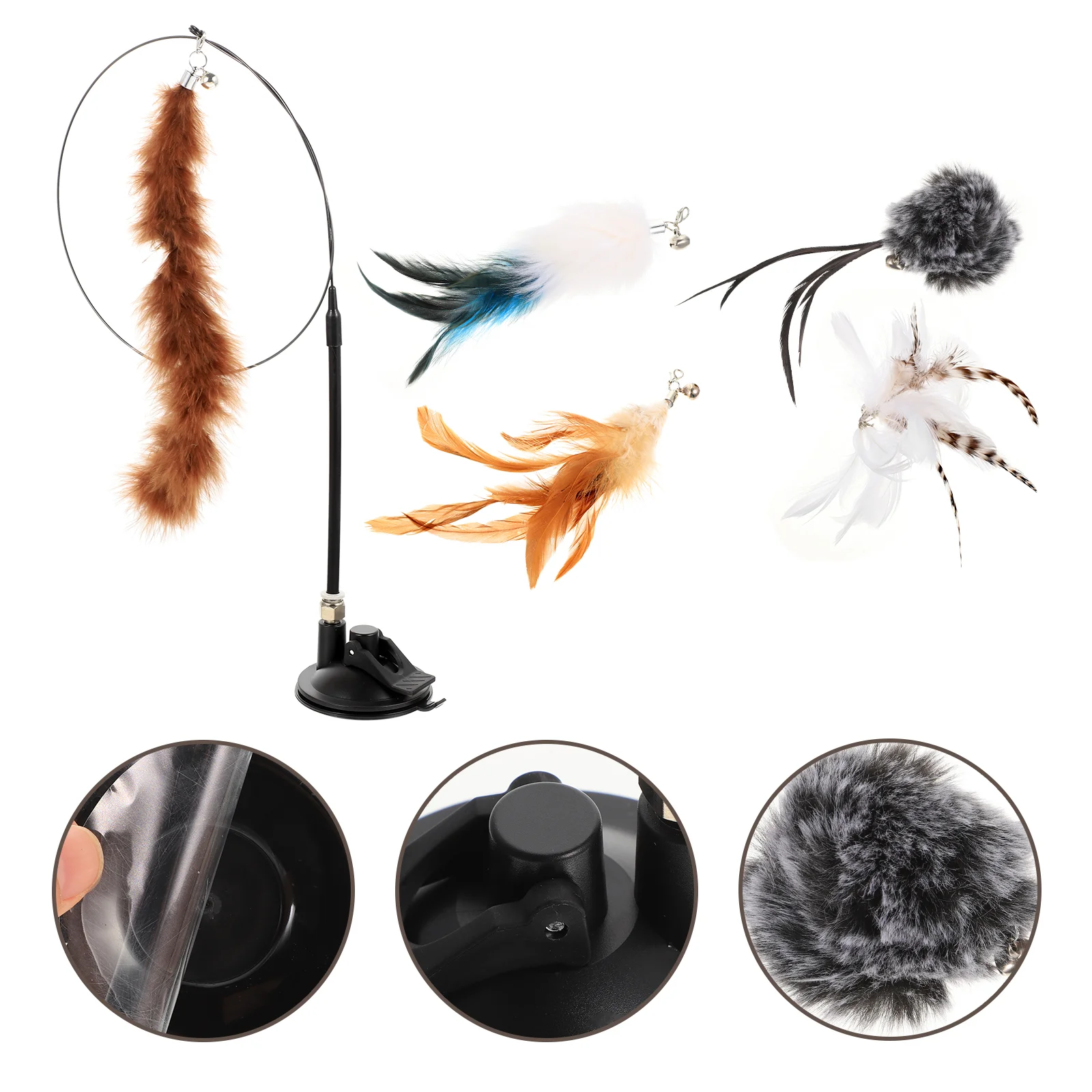 Cat Teasingstickswandskitten Catsstick Teaser Wand Interactive Teasers Plush Cup String Exerciser Pets Training Christmas
Cat Teasingstickswandskitten Catsstick Teaser Wand Interactive Teasers Plush Cup String Exerciser Pets Training Christmas