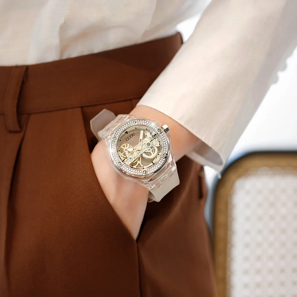 Luxury Round Quartz New Fashion Dial Casual Wrist Watches Rubber Strap Fashionable Clock Waterproof Wristwatch for Women
Luxury Round Quartz New Fashion Dial Casual Wrist Watches Rubber Strap Fashionable Clock Waterproof Wristwatch for Women
