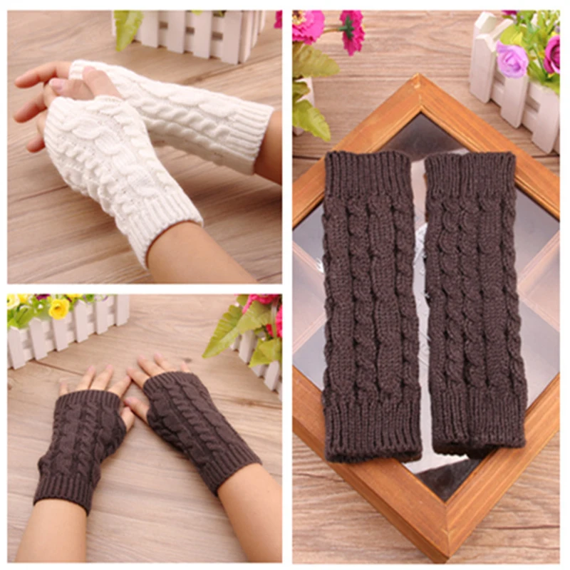 Hot Sale 1 Pair Women Wool Mitten Warm Fingerless Gloves Hand Warmer Winter Women Arm Crochet Knitting Faux Gloves Female
Hot Sale 1 Pair Women Wool Mitten Warm Fingerless Gloves Hand Warmer Winter Women Arm Crochet Knitting Faux Gloves Female