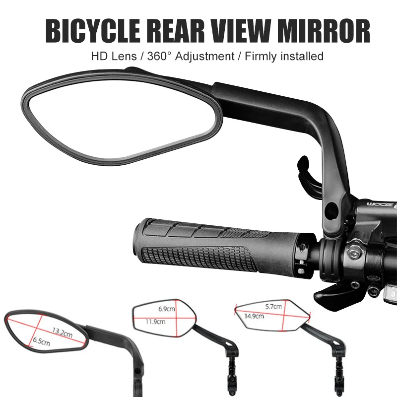 PCycling Bicycle Rearview Mirror 360° Rotation Foldable Motorcycle Mountain Bike Flat Reflector Rearview Mirror 2pcs
PCycling Bicycle Rearview Mirror 360° Rotation Foldable Motorcycle Mountain Bike Flat Reflector Rearview Mirror 2pcs