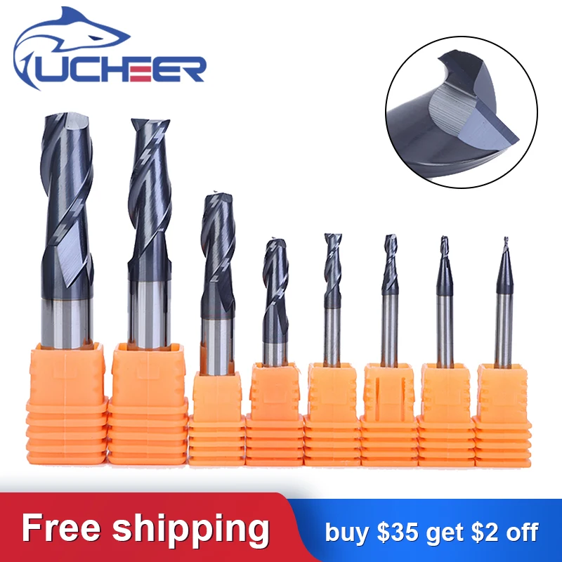 UCHEER 1pcs HRC45 2 Flute 8/10/12/14/16/18/20mm Alloy Carbide Tungsten Steel Milling Cutter End Mill Cnc Tools Machine Tools
UCHEER 1pcs HRC45 2 Flute 8/10/12/14/16/18/20mm Alloy Carbide Tungsten Steel Milling Cutter End Mill Cnc Tools Machine Tools