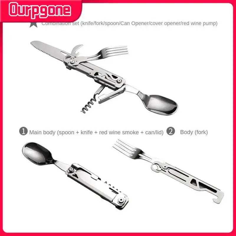 Durable Picnic Camping Cutlery Multitool Portable Folding Cutlery Camping Equipments Outdoor Cutter Stainless Steel Disassembly
Durable Picnic Camping Cutlery Multitool Portable Folding Cutlery Camping Equipments Outdoor Cutter Stainless Steel Disassembly
