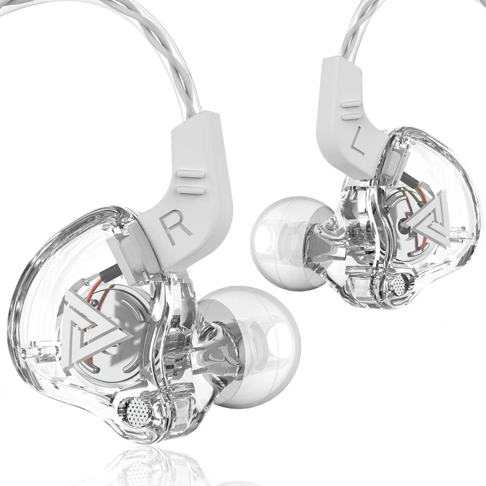 QKZ AK6 Transparent White 3.5mm HIFI Wired Headphones with MIC Mega Bass for Sports Running Earphones iPhone iPod Wired Earbuds
QKZ AK6 Transparent White 3.5mm HIFI Wired Headphones with MIC Mega Bass for Sports Running Earphones iPhone iPod Wired Earbuds
