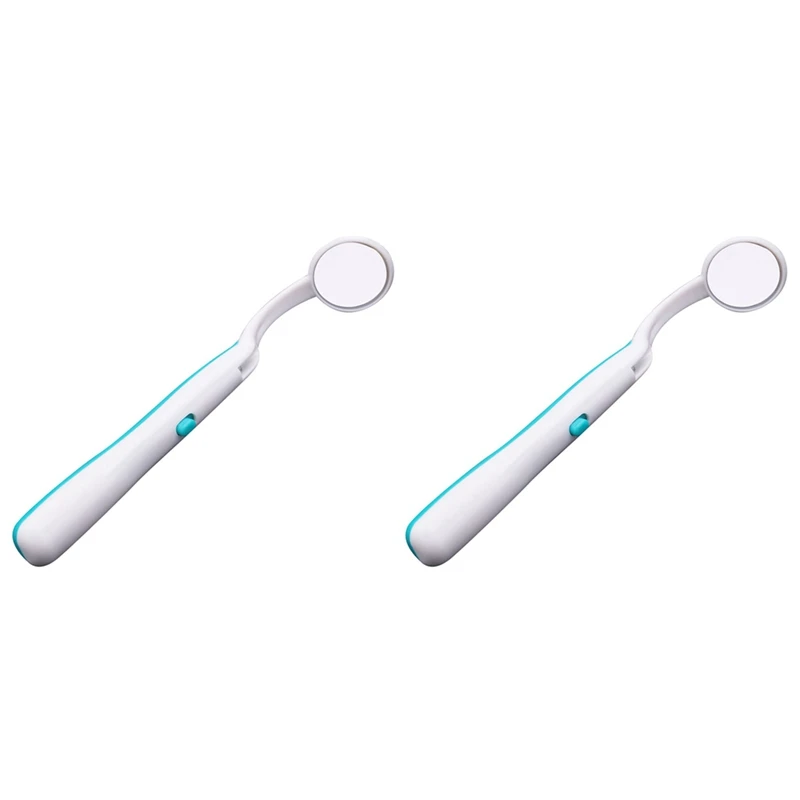 2 Pc LED Light Teeth Oral Mirror Super Bright Mouth Mirror Illuminated Tooth Care Tool Oral Hygiene Machine Blue
2 Pc LED Light Teeth Oral Mirror Super Bright Mouth Mirror Illuminated Tooth Care Tool Oral Hygiene Machine Blue