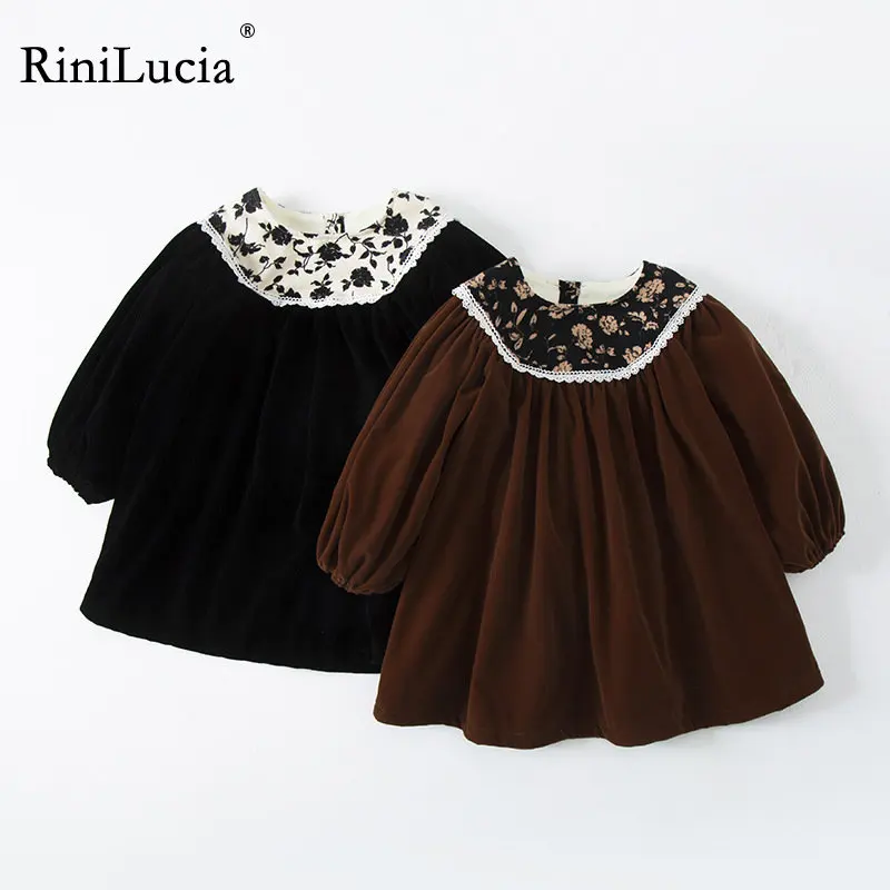 RiniLucia Autumn Winter 2022 New Dress Long Sleeve O Neck Lace Floral Velvet Ruffle Retro Cute Sweet Baby Girls Dress Vestidos
RiniLucia Autumn Winter 2022 New Dress Long Sleeve O Neck Lace Floral Velvet Ruffle Retro Cute Sweet Baby Girls Dress Vestidos