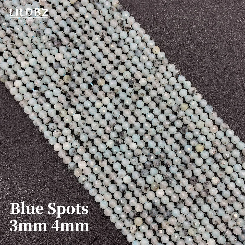 3mm4mm Natural Stone Blue Spotted Beads High Quality Faceted Beads for Jewelry Making DIY Necklace Bracelet Accessories 38cm
3mm4mm Natural Stone Blue Spotted Beads High Quality Faceted Beads for Jewelry Making DIY Necklace Bracelet Accessories 38cm