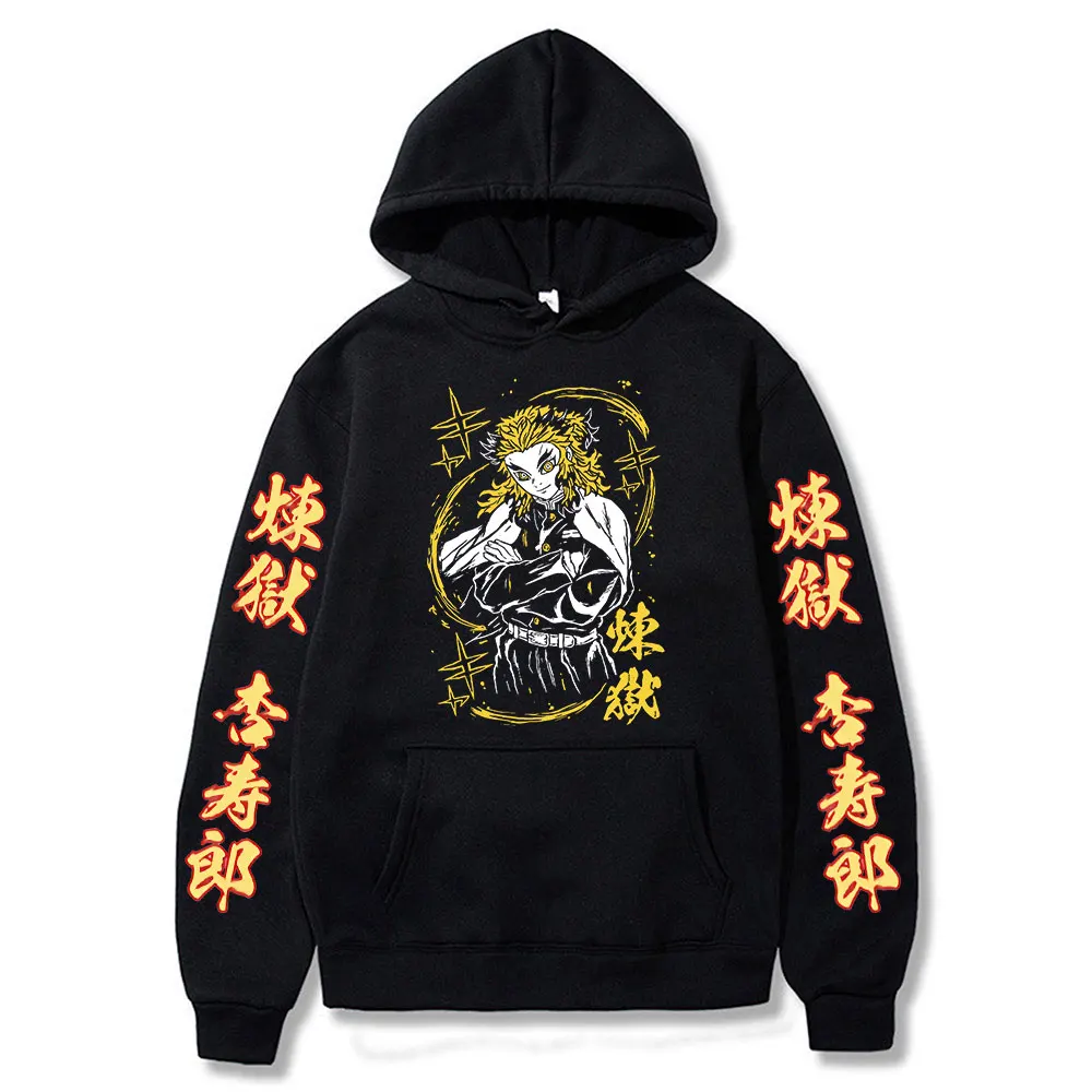 2022 New Arrival Anime Demon Slayer Hoodies Rengoku Kyojuro Graphics Print Hoodie Harajuku Pullover Oversized Hooded Sweatshirt
2022 New Arrival Anime Demon Slayer Hoodies Rengoku Kyojuro Graphics Print Hoodie Harajuku Pullover Oversized Hooded Sweatshirt