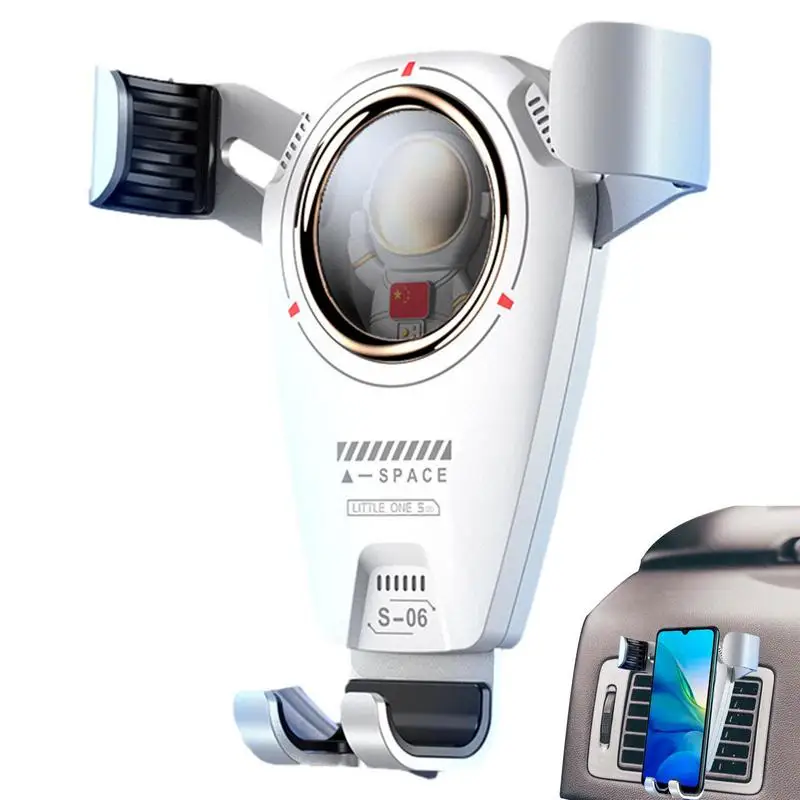 Phone Mount For Car Vent Adjustable Non-Slip Auto Cell Phone Holder Spaceman Hands Free Cradle For Vehicle Smartphone Universal
Phone Mount For Car Vent Adjustable Non-Slip Auto Cell Phone Holder Spaceman Hands Free Cradle For Vehicle Smartphone Universal
