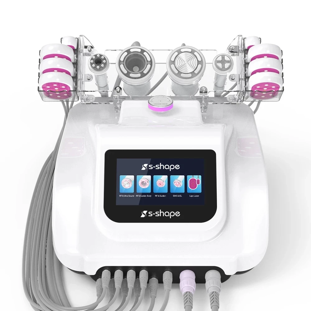 6 IN 1 Ultrasonic 30K Vacuum Cavitation RF Machine Lipo Laser EMS EL Facial Messager Body Face Care Multifunction Slim Machine
6 IN 1 Ultrasonic 30K Vacuum Cavitation RF Machine Lipo Laser EMS EL Facial Messager Body Face Care Multifunction Slim Machine