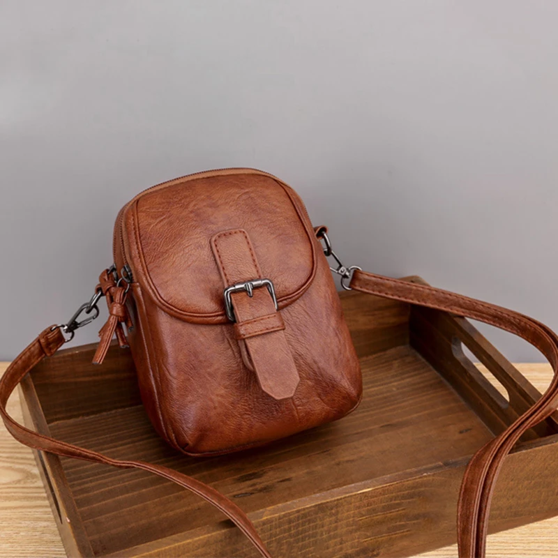 Vintage Shoulder Bag for Women PU Leather Crossbody Bag Multifunction Messenger Bag Multi-Layer Lady Phone Handbag New
Vintage Shoulder Bag for Women PU Leather Crossbody Bag Multifunction Messenger Bag Multi-Layer Lady Phone Handbag New