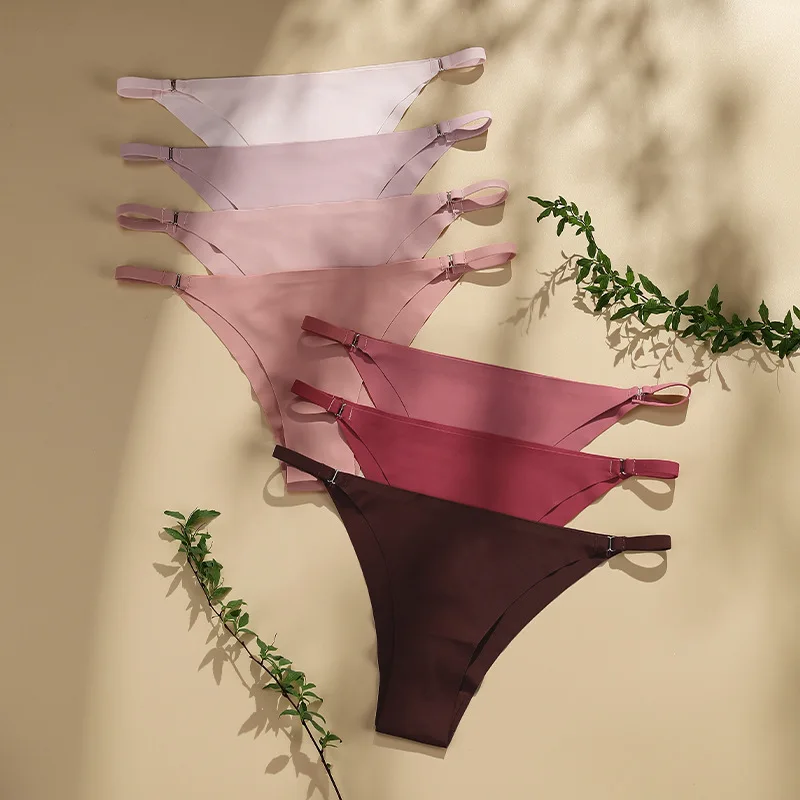 Sports Low Rise Sexy String Underwear Women Soft Comfortable Silk Briefs Female Thongs Bikini Panties Bragas Sin Costuras Mujer
Sports Low Rise Sexy String Underwear Women Soft Comfortable Silk Briefs Female Thongs Bikini Panties Bragas Sin Costuras Mujer
