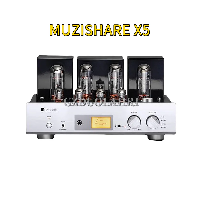 MUZISHARE X5 Интегрированный ламповый усилитель EL34 Do AB1 Двухтактный 15 ~ 35 Вт TR ~UL Switch