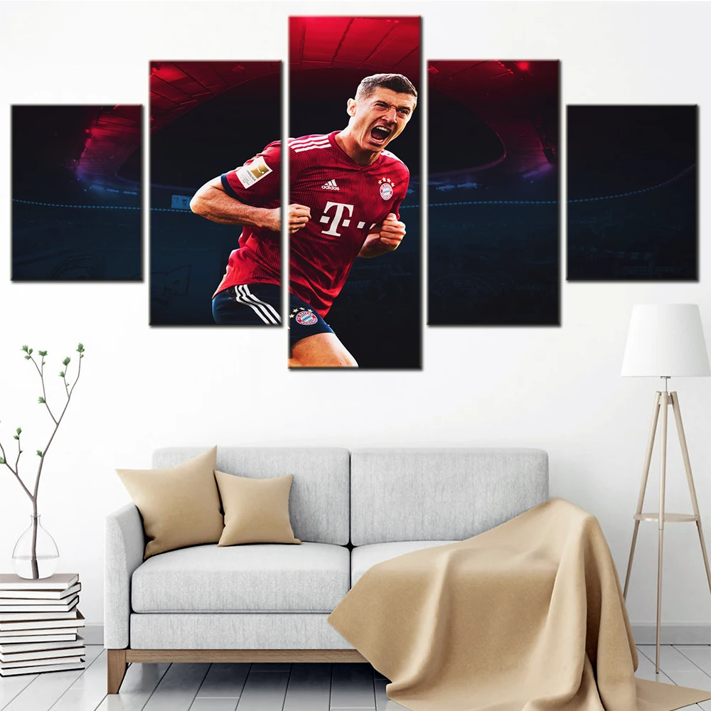 Canvas Hd Prints Pictures Room Wall Art Painting 5 Pieces Famous Foottball Superstar Lewandowski Home Decor Interior Posters
Canvas Hd Prints Pictures Room Wall Art Painting 5 Pieces Famous Foottball Superstar Lewandowski Home Decor Interior Posters