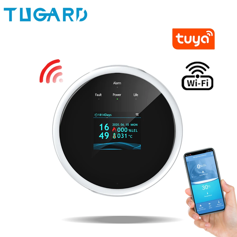 SMARTROL Wifi датчик температуры Wifi датчик природного газа горючий бытовой умный LPG детектор газа датчик утечки
SMARTROL Wifi датчик температуры Wifi датчик природного газа горючий бытовой умный LPG детектор газа датчик утечки