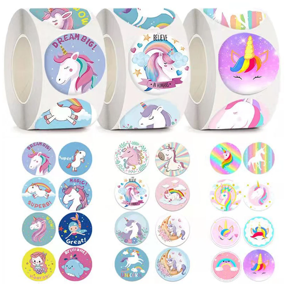 100-500pcs Cute Unicorn Stickers Animals Reward Sticker for Kids Classic Toy Decor School Teacher Encouragement Children Sticker
100-500pcs Cute Unicorn Stickers Animals Reward Sticker for Kids Classic Toy Decor School Teacher Encouragement Children Sticker