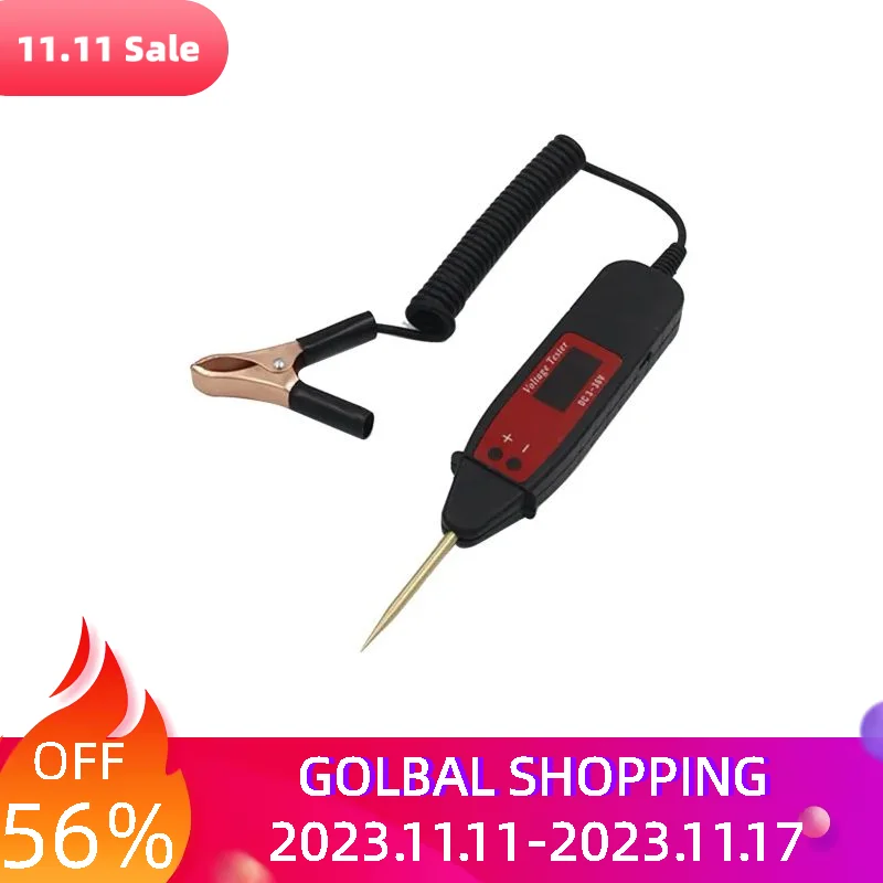 Digital Display LED Light Electric Spring Line Car Pen Detectors Voltage Test Repair Tester Probe
Digital Display LED Light Electric Spring Line Car Pen Detectors Voltage Test Repair Tester Probe