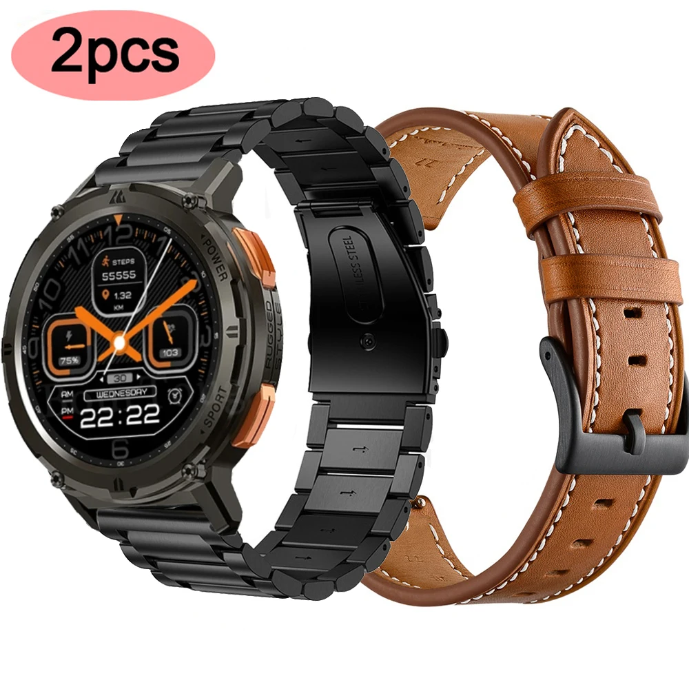 22mm Metal strap For KOSPET TANK T2 Leather watch band For KOSPET TANK M2 Stainless steel Belt Wrist band Accessories Bracelet
22mm Metal strap For KOSPET TANK T2 Leather watch band For KOSPET TANK M2 Stainless steel Belt Wrist band Accessories Bracelet