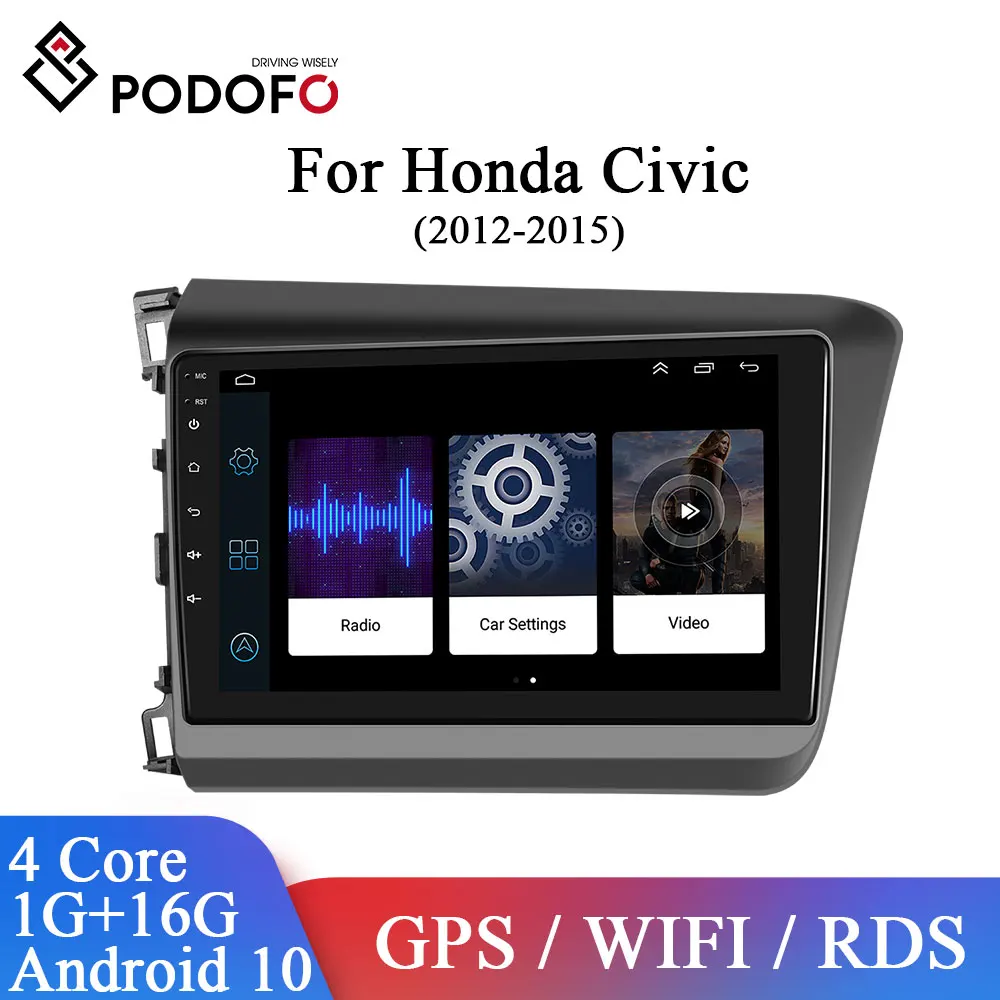 Podofo Car Android AutoRadio For Honda Civic 2012-2015 Multimedia Video Player 2 Din Head Unit Stereo Receiver Radio With Screen
Podofo Car Android AutoRadio For Honda Civic 2012-2015 Multimedia Video Player 2 Din Head Unit Stereo Receiver Radio With Screen
