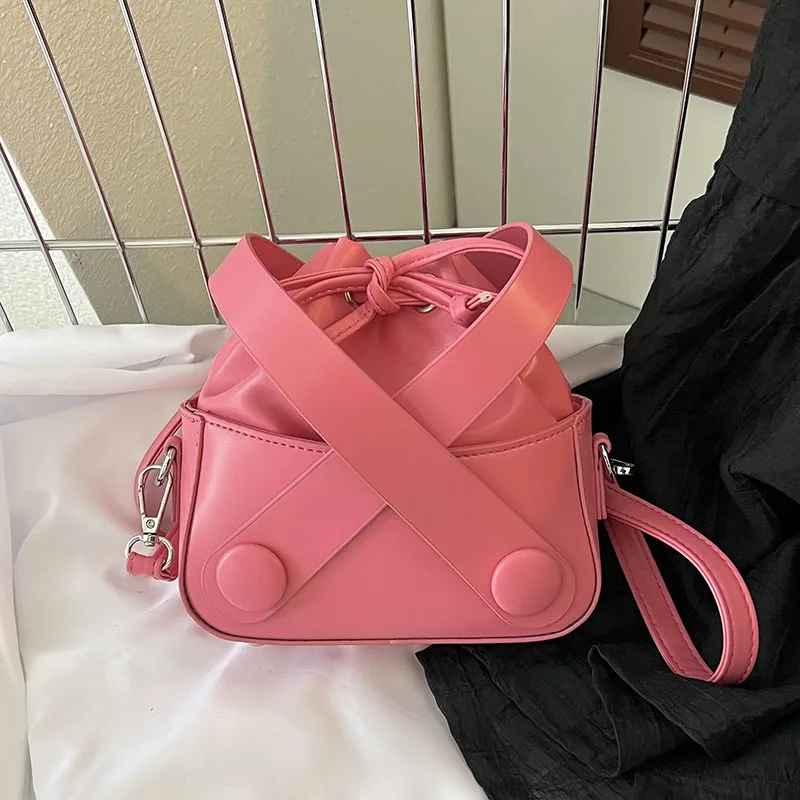 Mini Soft PU Leather Bucket Bag for Women Fashion Handbags High Quality Ladies Totes Luxury Brand Crossbody Shoulder Bags
Mini Soft PU Leather Bucket Bag for Women Fashion Handbags High Quality Ladies Totes Luxury Brand Crossbody Shoulder Bags
