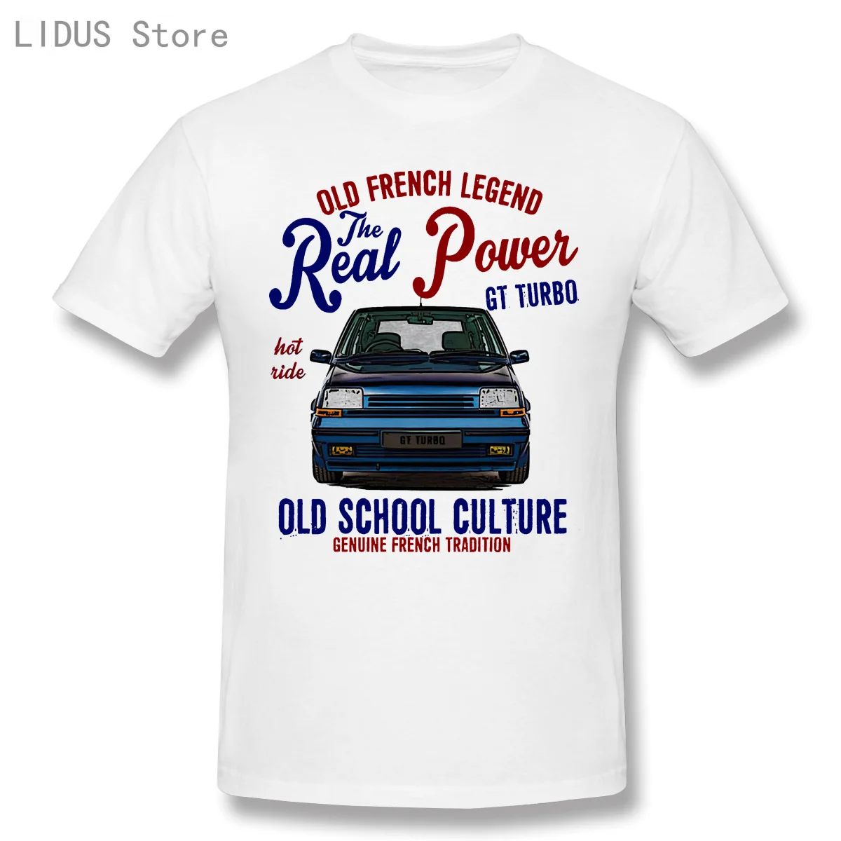 Summer Mens T Shirt Vintage French Car Renault 5 GT Turbo Real Power New Cotton T Shirt Men Summer Short Sleeve Tee Classic
Summer Mens T Shirt Vintage French Car Renault 5 GT Turbo Real Power New Cotton T Shirt Men Summer Short Sleeve Tee Classic