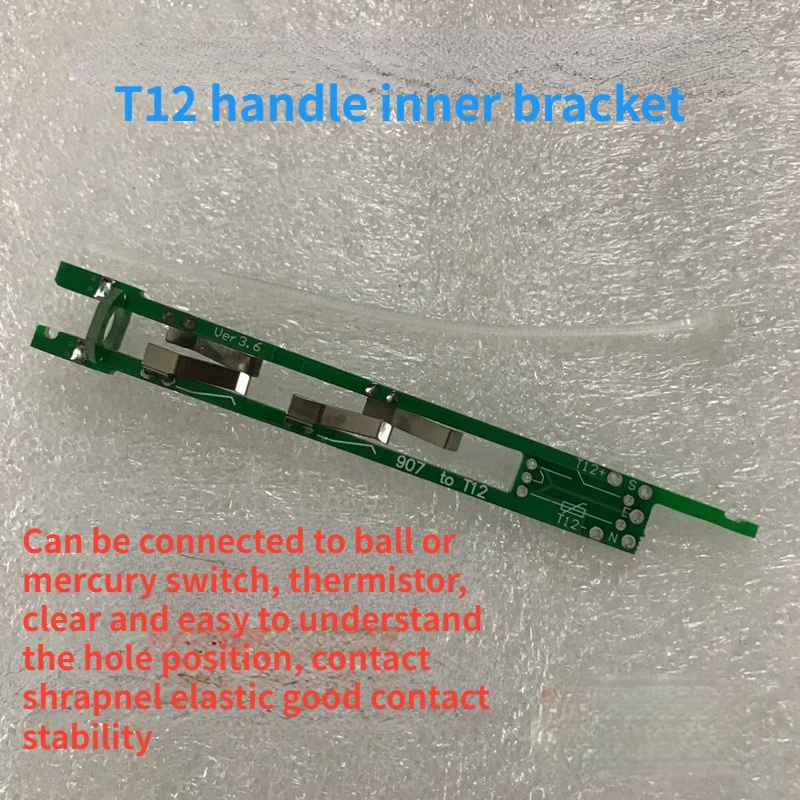 T12 Digital Display Oled Soldering Station Handle Bracket Straight-drawing Inner Cylinder with Ball Switch Thermistor
T12 Digital Display Oled Soldering Station Handle Bracket Straight-drawing Inner Cylinder with Ball Switch Thermistor
