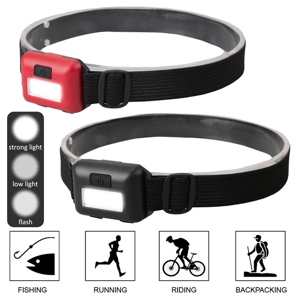 LED Headlamp 3 Modes COB Headlamp Super Bright Fishing Headlight Adjustable Strap Portable Running Night Light Hands-free
LED Headlamp 3 Modes COB Headlamp Super Bright Fishing Headlight Adjustable Strap Portable Running Night Light Hands-free