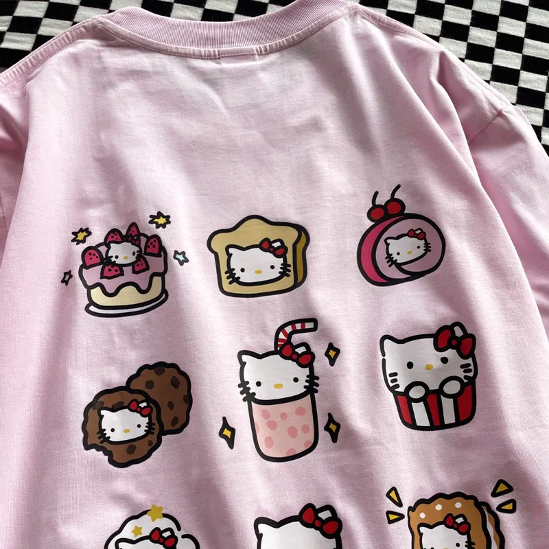 Футболка Hellokitty Sanrio аниме с коротким рукавом из чистого хлопка мягкая свободная удобная летняя Милая в стиле Ins Kawali подарок на день рождения для девочек
Футболка Hellokitty Sanrio аниме с коротким рукавом из чистого хлопка мягкая свободная удобная летняя Милая в стиле Ins Kawali подарок на день рождения для девочек