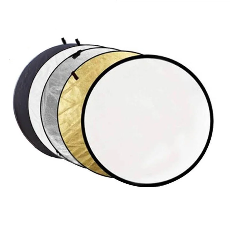 Dia 24 Inch 60cm Light Reflector New Portable Collapsible Light Round Photography/Photo Reflector for Studio
Dia 24 Inch 60cm Light Reflector New Portable Collapsible Light Round Photography/Photo Reflector for Studio