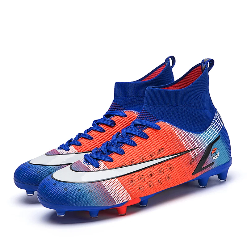 Football Boots Futsal High Top Soccer Shoes Men Soccer Boots For Kids Training Sneakers Ag Tf Free Shipping 3 Colors Size 39-45
Football Boots Futsal High Top Soccer Shoes Men Soccer Boots For Kids Training Sneakers Ag Tf Free Shipping 3 Colors Size 39-45