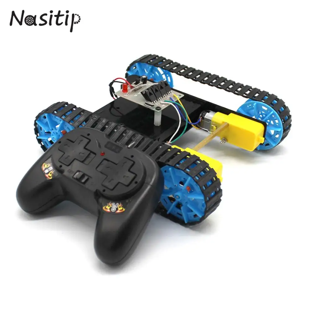 NASITIP Kids DIY Assembled Tank Model with Remote Control Handicraft Experiment Material Educational Science Toys
NASITIP Kids DIY Assembled Tank Model with Remote Control Handicraft Experiment Material Educational Science Toys