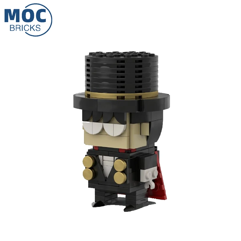 MOC Brickheadz Film Series Tuxedo Mask Character Model Suit DIY Assembling Building Blocks Toys For Boys Gift Kids
MOC Brickheadz Film Series Tuxedo Mask Character Model Suit DIY Assembling Building Blocks Toys For Boys Gift Kids