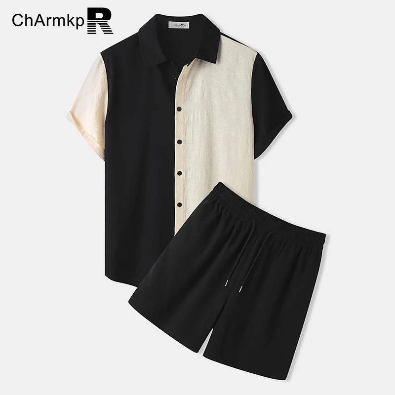ChArmkpR Men's Sets Summer Shorts Shirts Fashion Cotton Two Pieces Outfits Patchwork Blouses Casual Tracksuit Oversized Clothing
ChArmkpR Men's Sets Summer Shorts Shirts Fashion Cotton Two Pieces Outfits Patchwork Blouses Casual Tracksuit Oversized Clothing