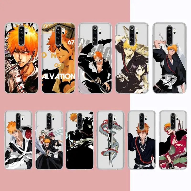 Anime Bleach Phone Case for Samsung S20 S10 lite S21 plus for Redmi Note8 9pro for Huawei P20 Clear Case
Anime Bleach Phone Case for Samsung S20 S10 lite S21 plus for Redmi Note8 9pro for Huawei P20 Clear Case