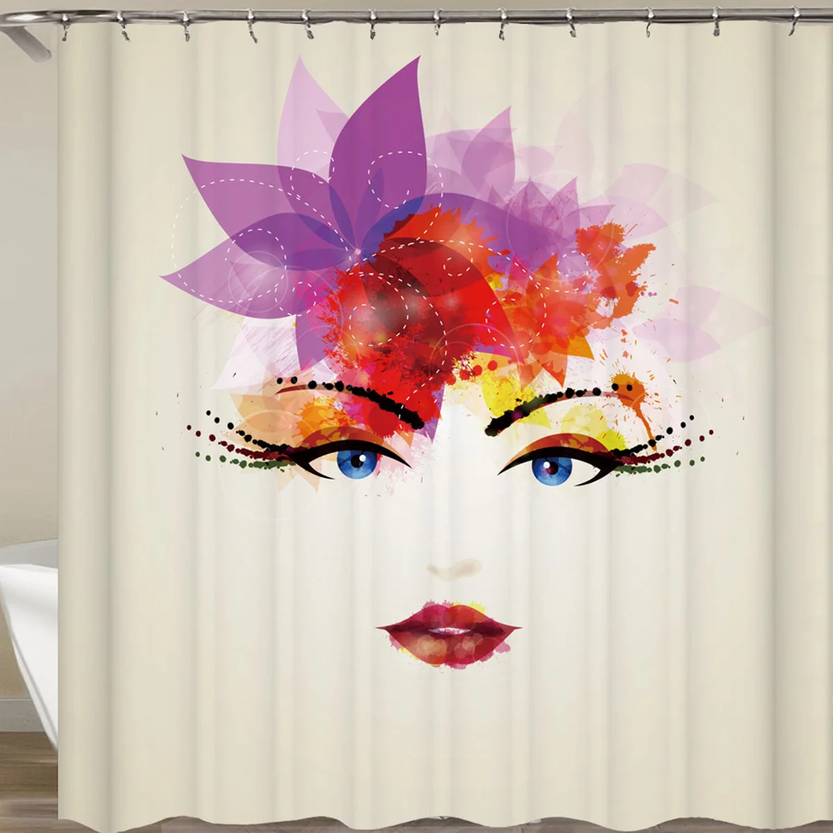 Shower Curtain Beauty Print Waterproof Polyester Shower Curtain with 12 Hooks for Bathroom - 01 Shower Shower Shower Shower
Shower Curtain Beauty Print Waterproof Polyester Shower Curtain with 12 Hooks for Bathroom - 01 Shower Shower Shower Shower