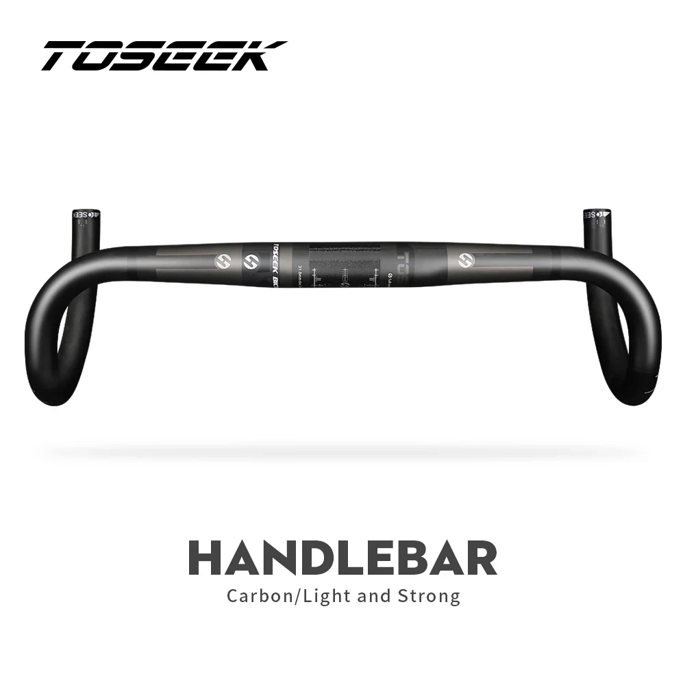 TOSEEK Road Bicycle Carbon Handlebar Cycling Bike Parts 400/420/440mm Road Handlebars External Routing UD Matte
TOSEEK Road Bicycle Carbon Handlebar Cycling Bike Parts 400/420/440mm Road Handlebars External Routing UD Matte