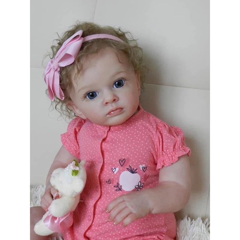 60CM Reborn Girl Baby 24Inch Reborn Doll Soft Cloth Body Lifelike 3D Skin Paint with Paint Art Doll Silicone Baby Doll
60CM Reborn Girl Baby 24Inch Reborn Doll Soft Cloth Body Lifelike 3D Skin Paint with Paint Art Doll Silicone Baby Doll