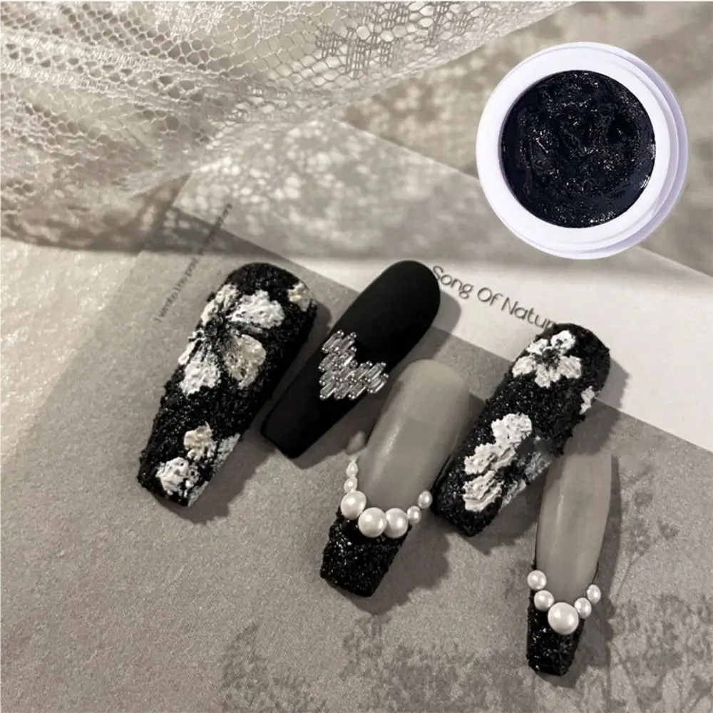 Manicure Accessories Phototherapy Gel Black White Cream Painted Carved Gel Phototherapy Adhesive Nail Relief Plaster Gel 
Manicure Accessories Phototherapy Gel Black White Cream Painted Carved Gel Phototherapy Adhesive Nail Relief Plaster Gel